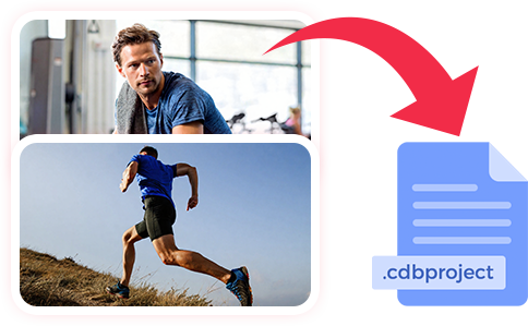 Burn Videos to Project File