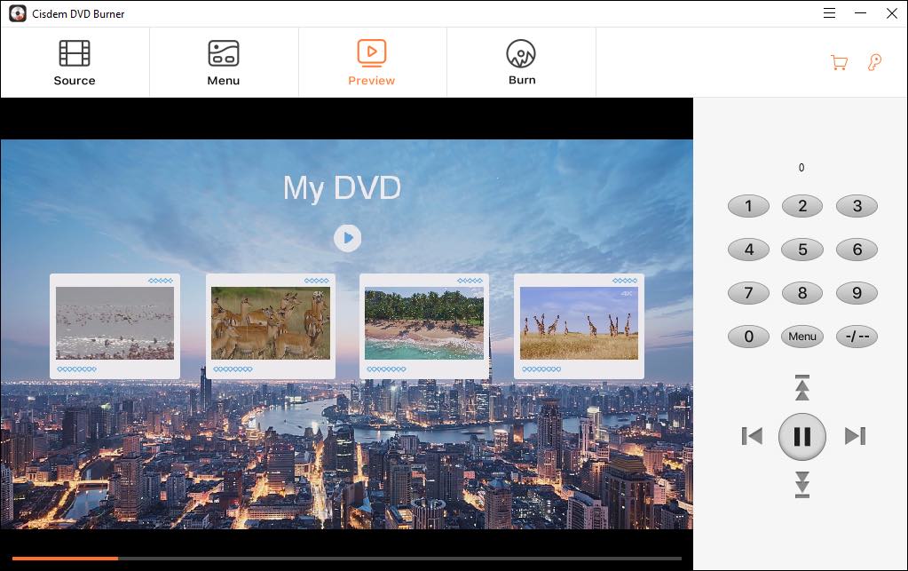 preview dvd before burning with cisdem