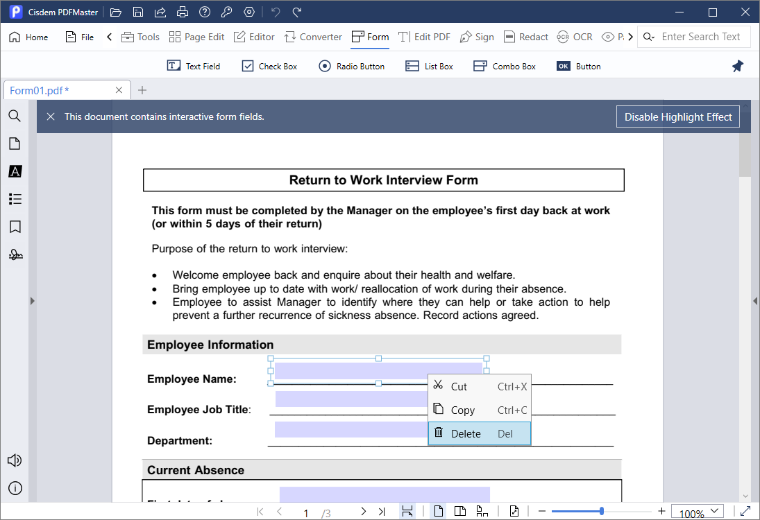 remove fillable fields from pdf cisdem03