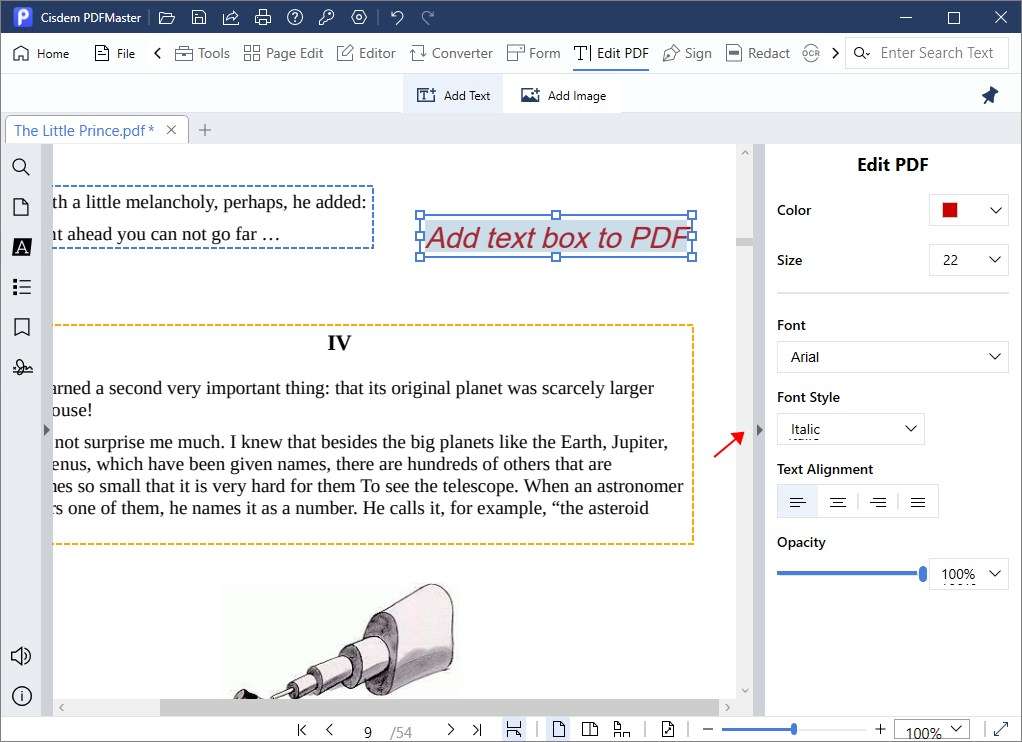 add text box to cisdem03