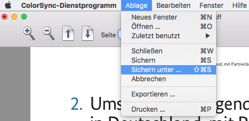 colorsync reduce