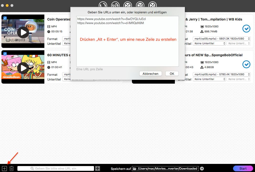 paste url