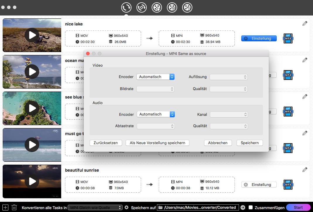 edit parameters