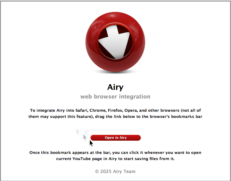 make extension as bookmark