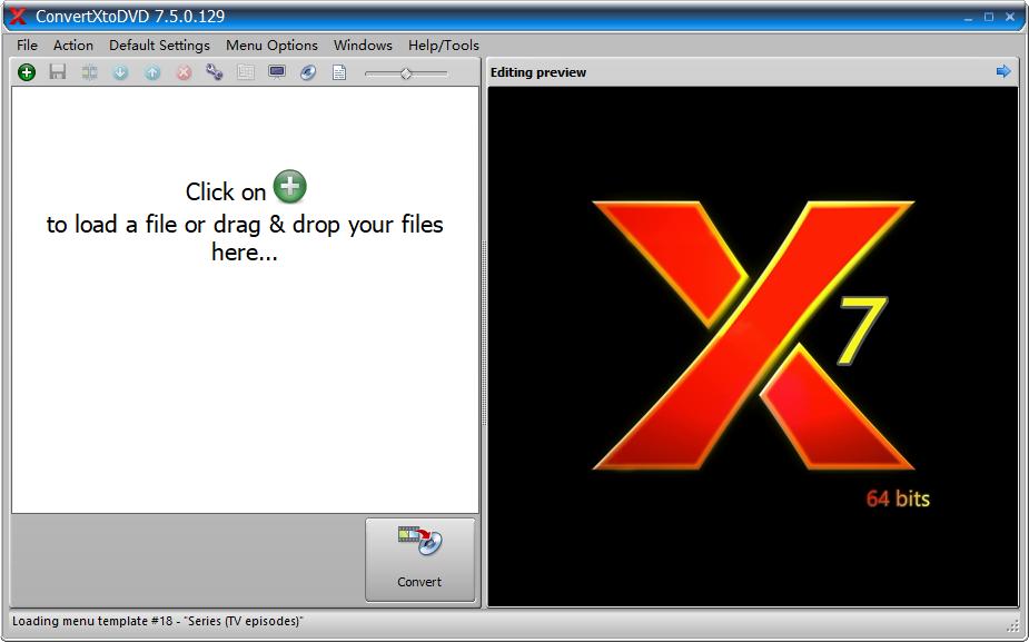 main interface