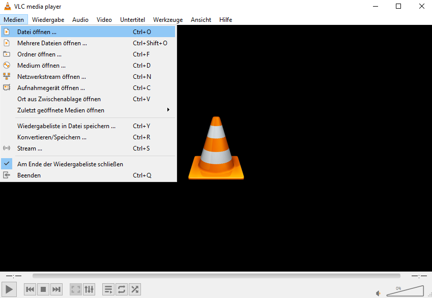 open vlc