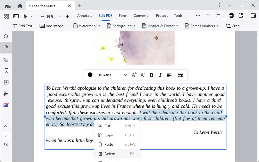 delete text in pdf cisdem02