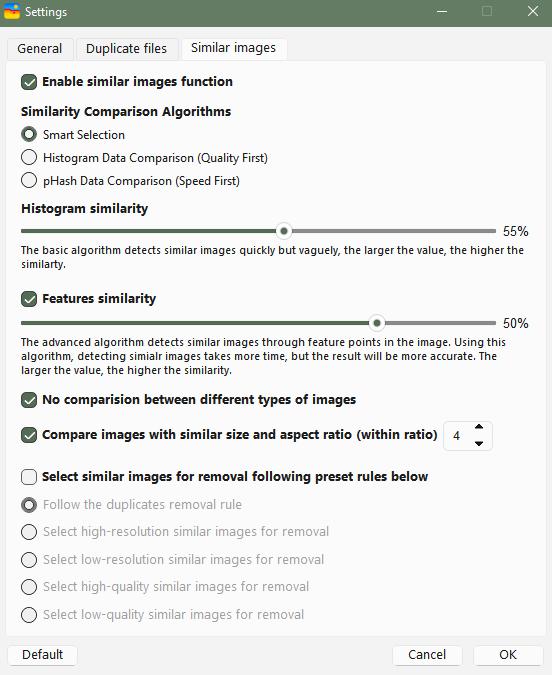 the Similar images tab