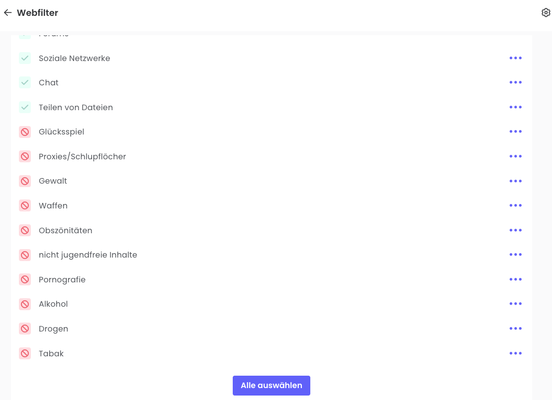 Pornoseiten blockieren