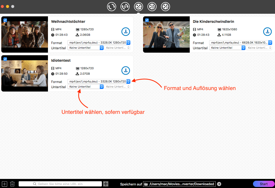 Filme mit Cisdem Video Converter herunterladen