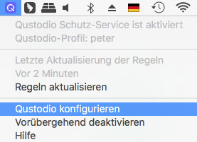 Qustodio konfigurieren