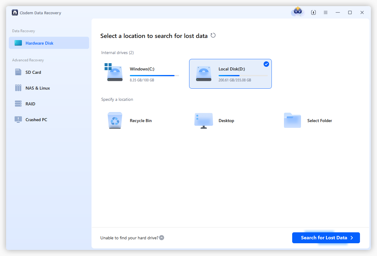 while organizing files you accidentally deleted cisdem01