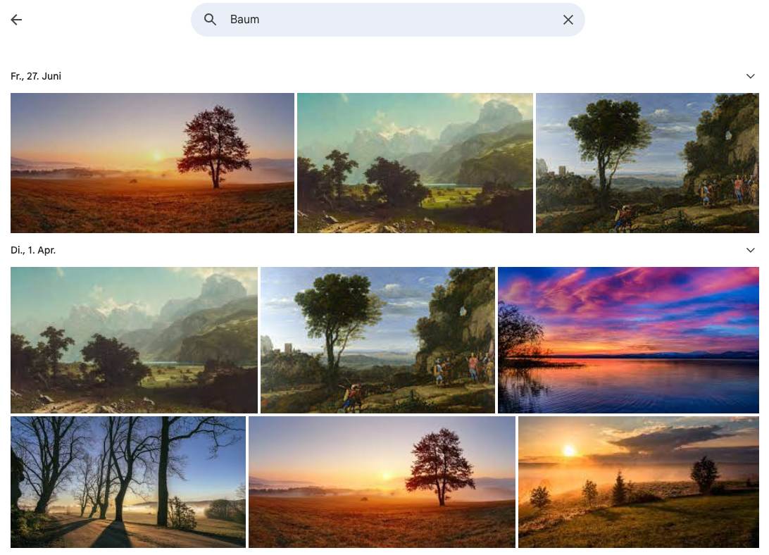 Bilder einfacher suchen