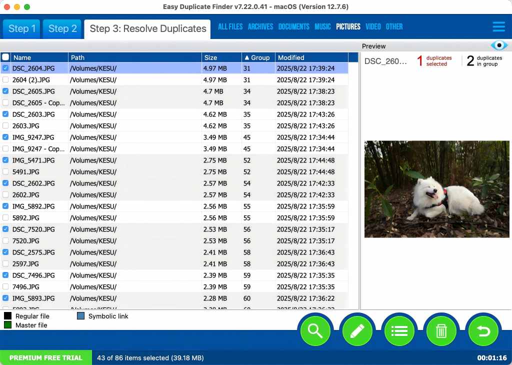 Easy Duplicate Finder