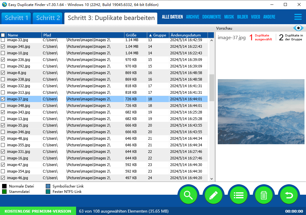 Easy Duploicate Finder