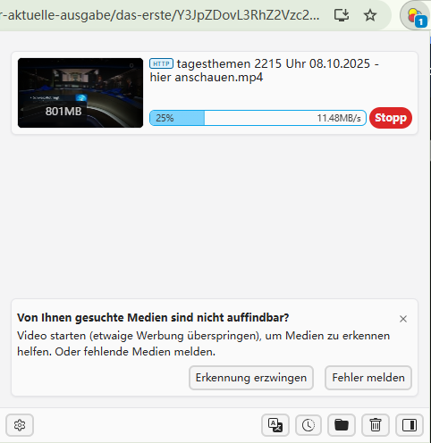 JW-Player-Videos mit Video DownloadHelper herunterladen