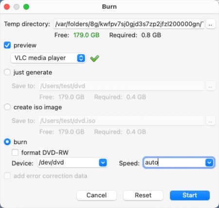burn mp4 to dvd on mac with dvdstyler