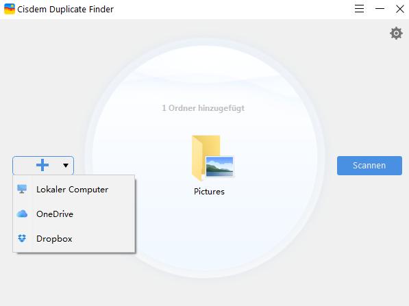 select folders or drives to scan